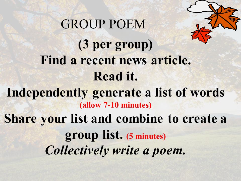 List of poetry group